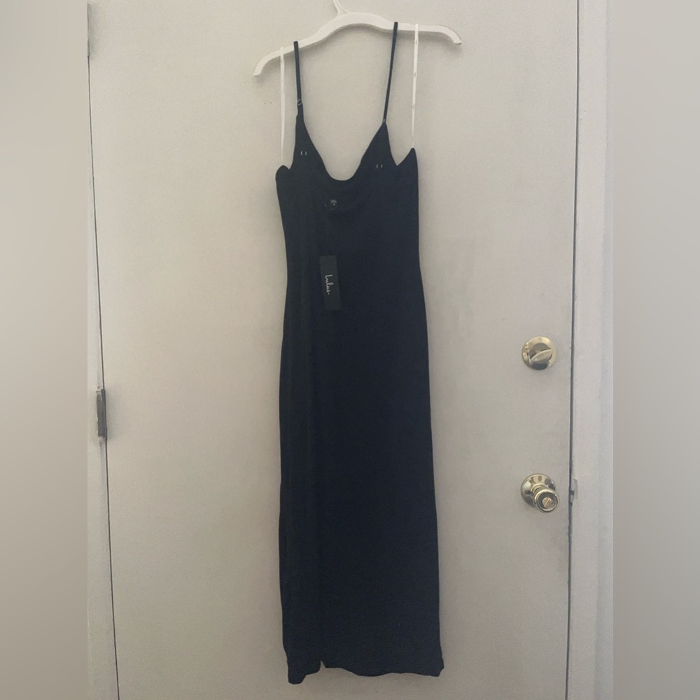 Lulu’s - Everything To Me Black Sleeveless Bodycon Midi Dress